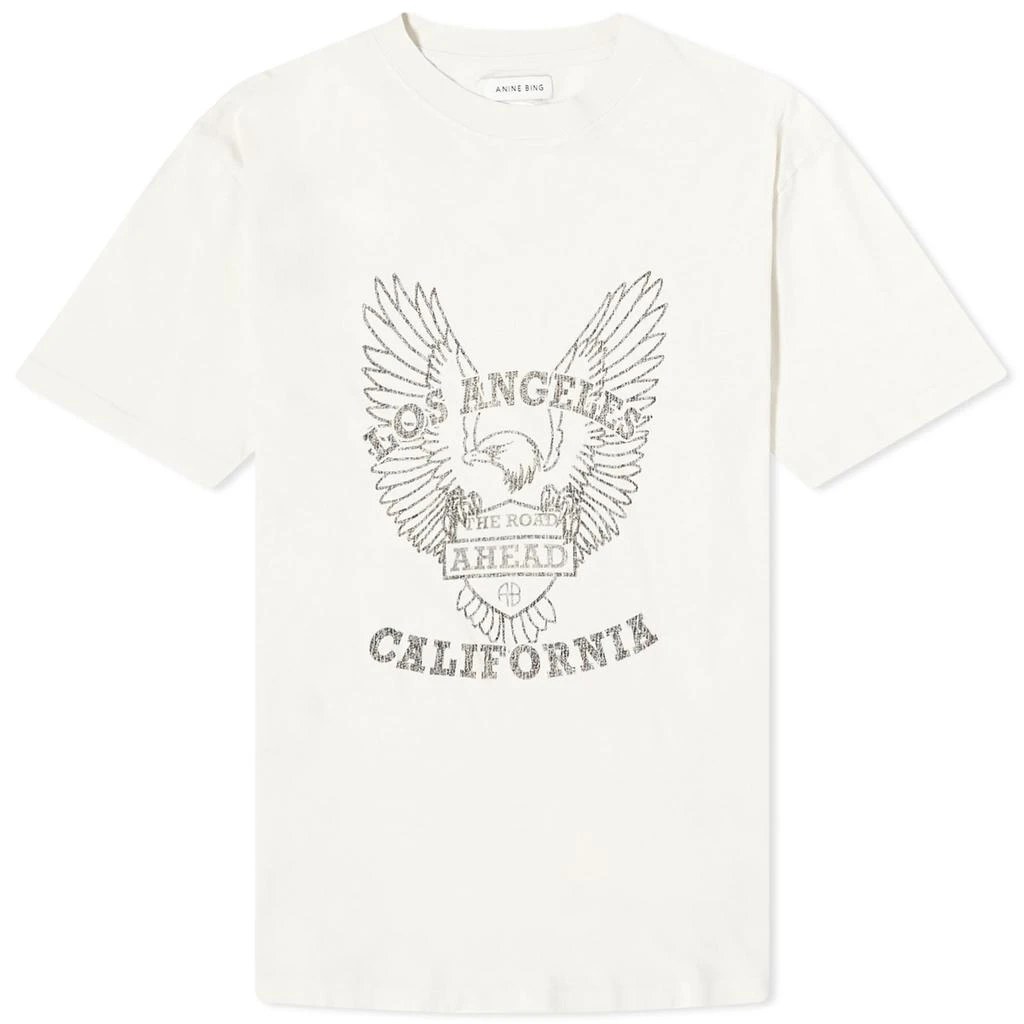 商品ANINE BING|Anine Bing Black Eagle Milo T-Shirt,价格¥895,第1张图片