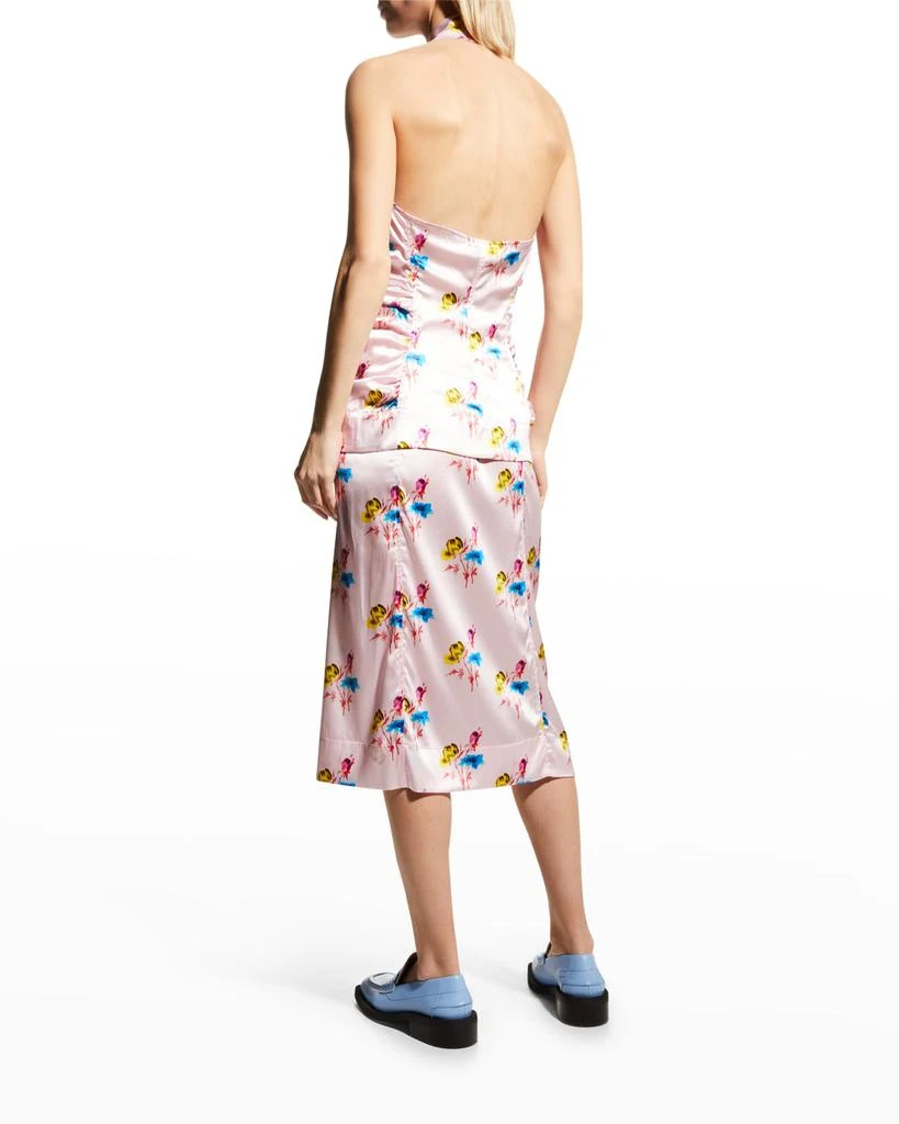 商品Ganni|Silk Stretch Satin Midi Skirt,价格¥976,第4张图片详细描述