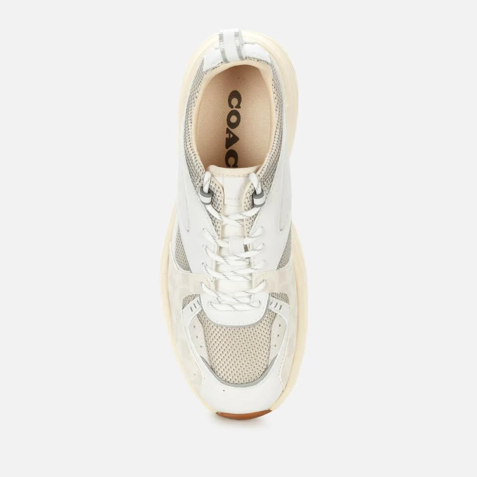 商品Coach|COACH MEN'S TECH RUNNING STYLE TRAINERS - OPTIC WHITE,价格¥695,第3张图片详细描述