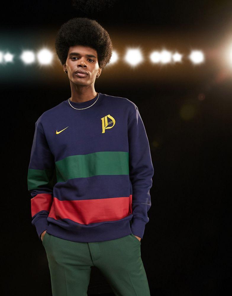 Nike Football World Cup 2022 Portugal unisex club crew sweat in navy商品第1张图片规格展示