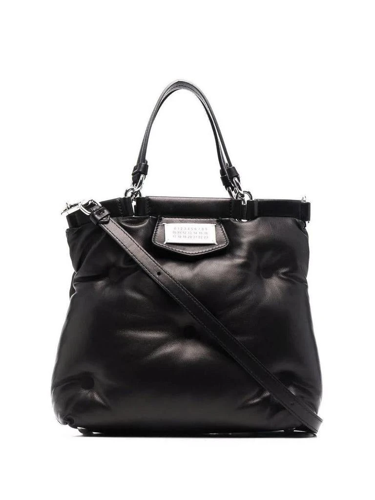 商品MAISON MARGIELA|Maison Margiela Small Glam Slam Classique Tote Bag in Black,价格¥8429,第1张图片