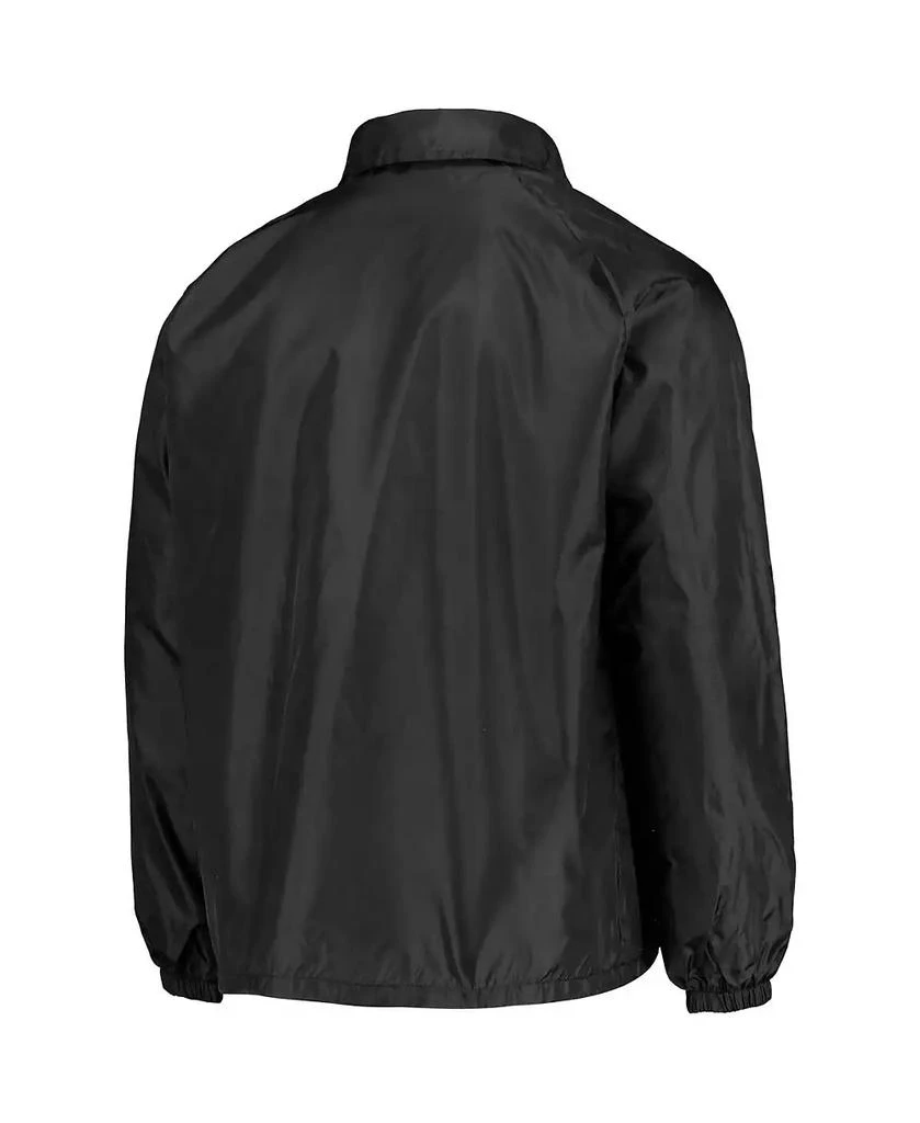 商品Dunbrooke|Men's Black Pittsburgh Steelers Coaches Classic Raglan Full-Snap Windbreaker Jacket,价格¥276,第2张图片详细描述