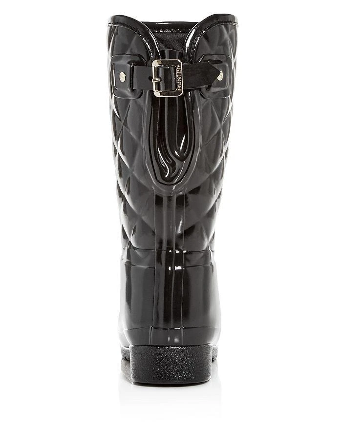 商品Hunter|Women's Refined Quilted Gloss Rain Boots,价格¥1309,第4张图片详细描述