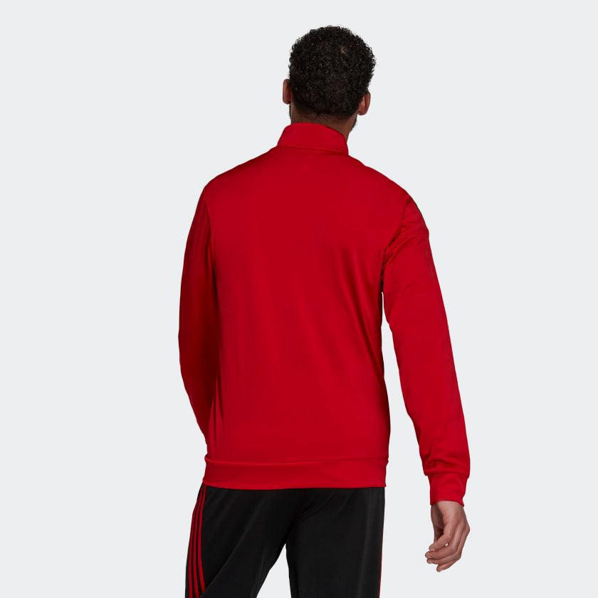 Men's adidas Essentials Warm-Up 3-Stripes Track Jacket商品第3张图片规格展示