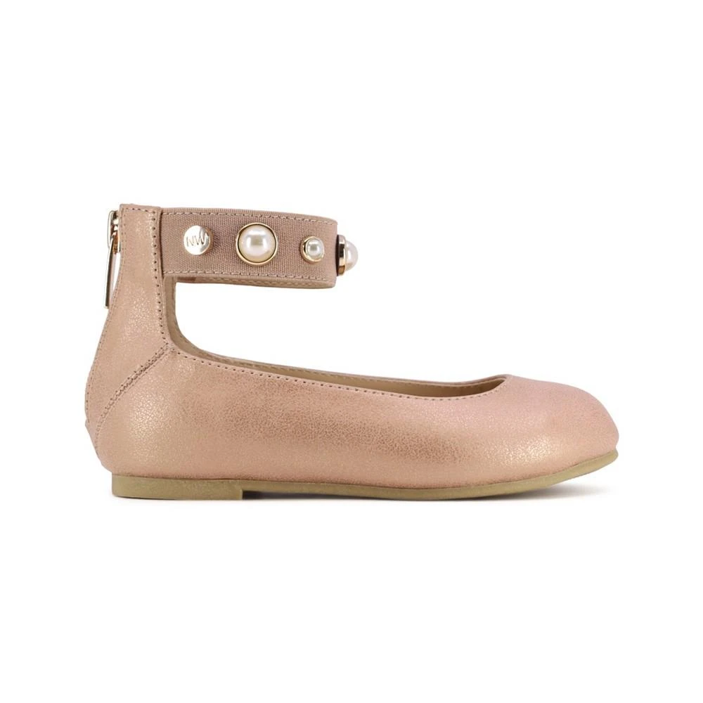 商品Nine West|Toddler Girls Beth Ballet Flat Shoes,价格¥200,第2张图片详细描述