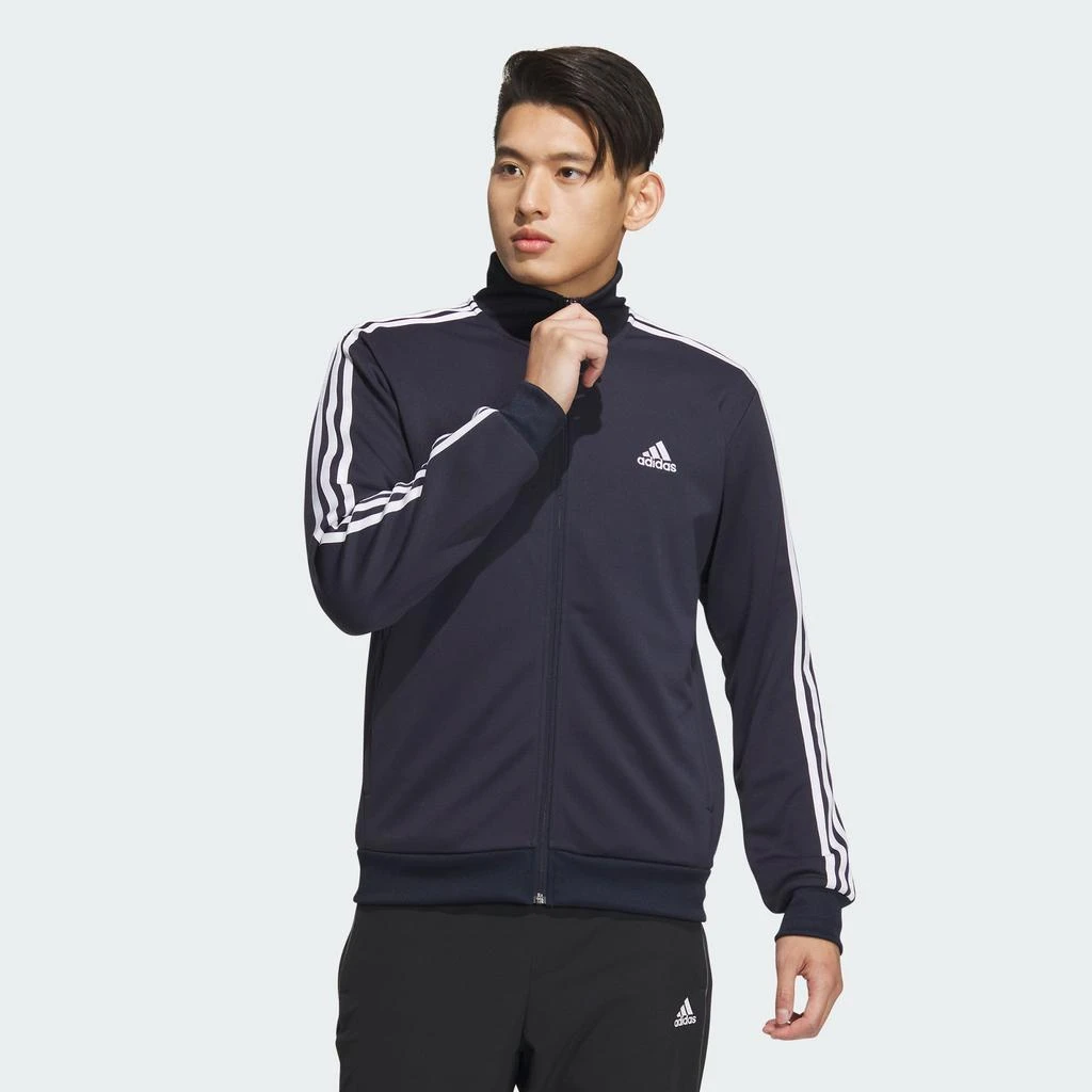 商品Adidas|3-STRIPES REGULAR FIT DOUBLEKNIT TRACK TOP,价格¥388,第1张图片