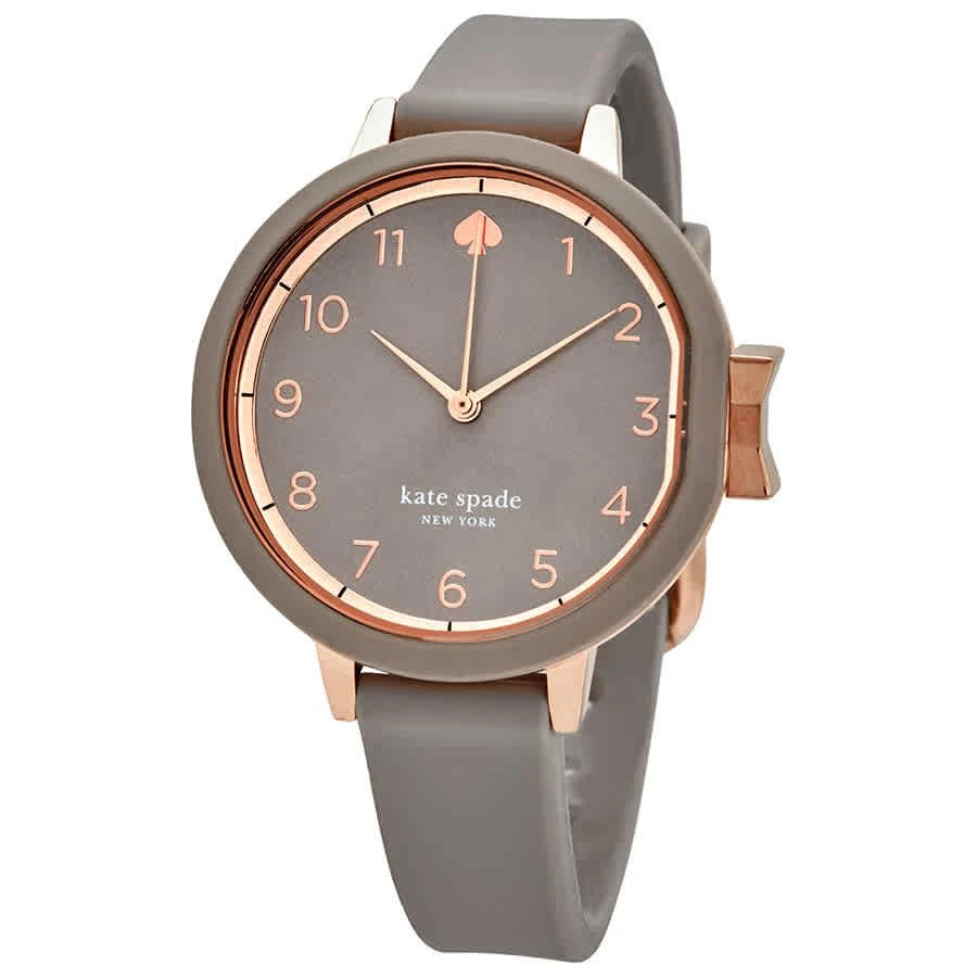 商品Kate Spade|Kate Spade New York Quartz Grey Dial Ladies Watch KSW1519,价格¥531,第1张图片