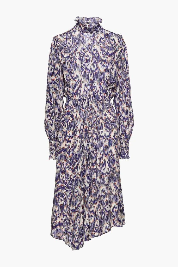 商品Isabel Marant Étoile|Yescott asymmetric printed silk crepe de chine midi dress,价格¥2779,第1张图片