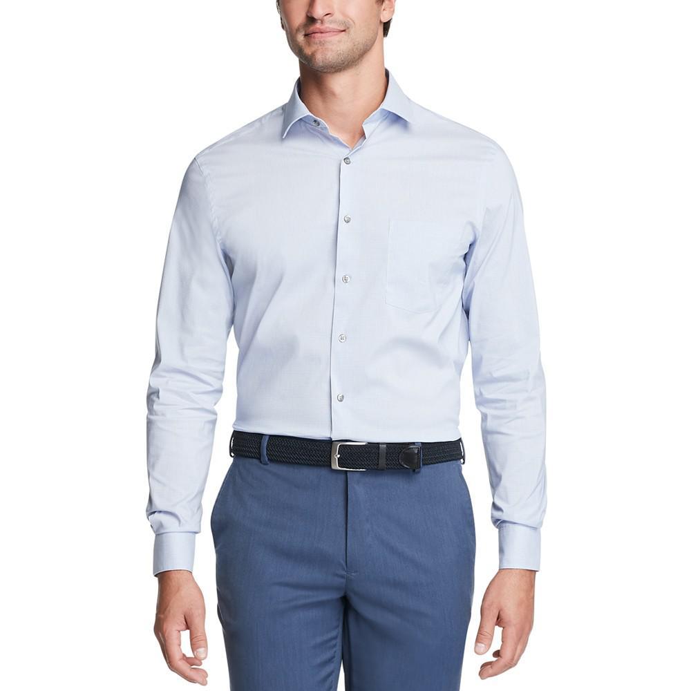 商品Van Heusen|Men's Big & Tall Classic/Regular-Fit Stain Shield Performance Stretch Check Dress Shirt,价格¥328,第1张图片