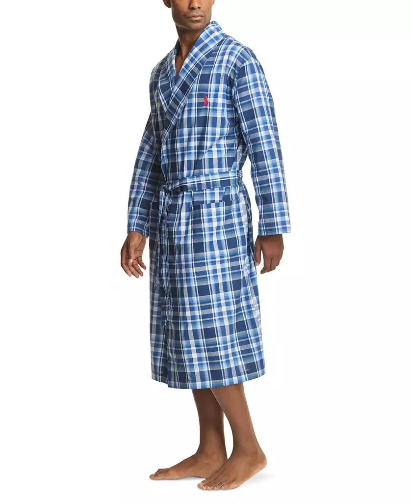 商品Ralph Lauren|Men's Plaid Woven Robe,价格¥607,第3张图片详细描述