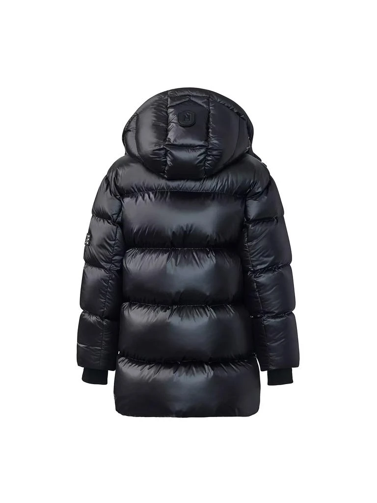 商品Mackage|Little Kid's Lustrous Down Puffer Jacket,价格¥2468,第4张图片详细描述