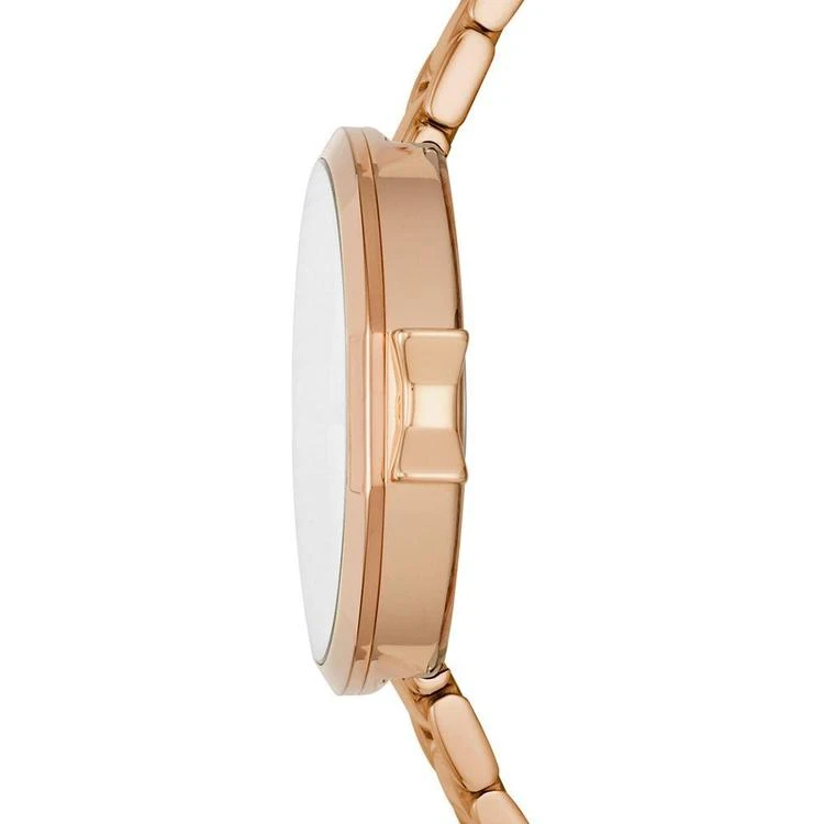 商品Kate Spade|Women's Park Row Rose Gold-Tone Stainless Steel Bracelet Watch 34mm KSW1323,价格¥1683,第2张图片详细描述