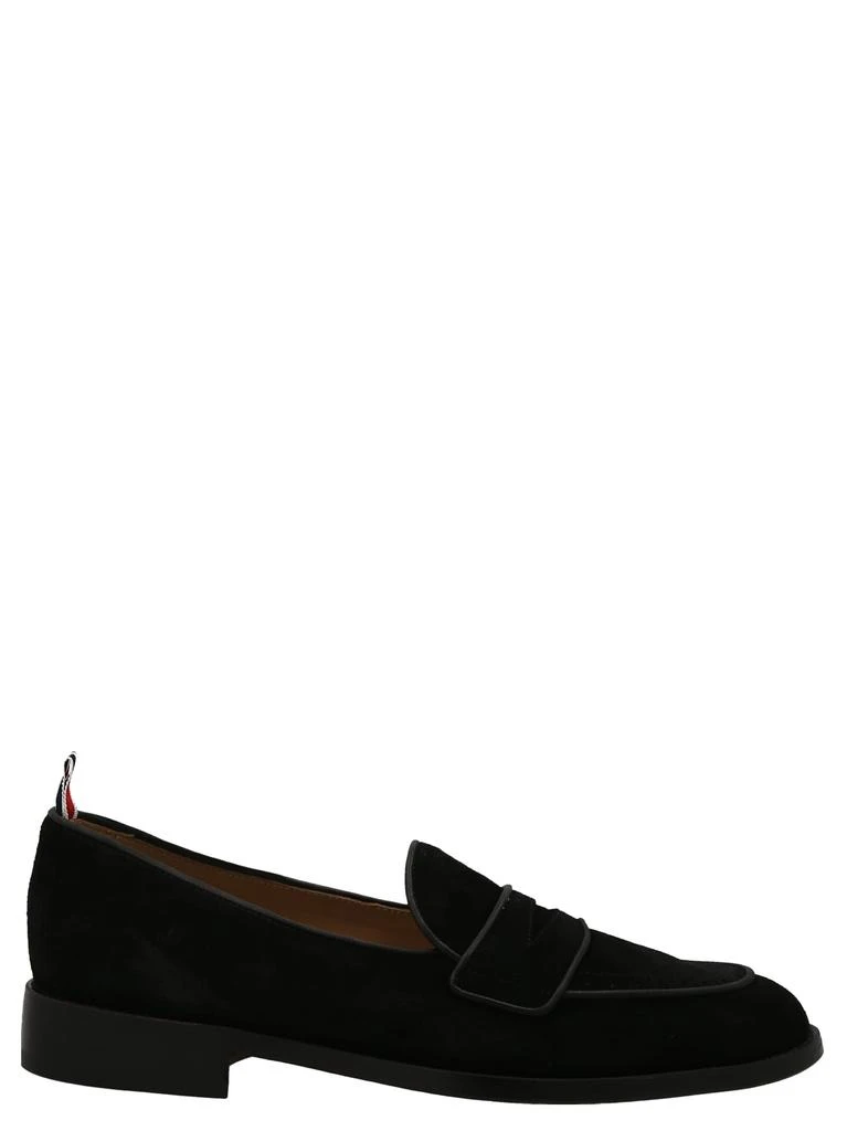 商品Thom Browne|Thom Browne Suede Loafers,价格¥3395,第1张图片