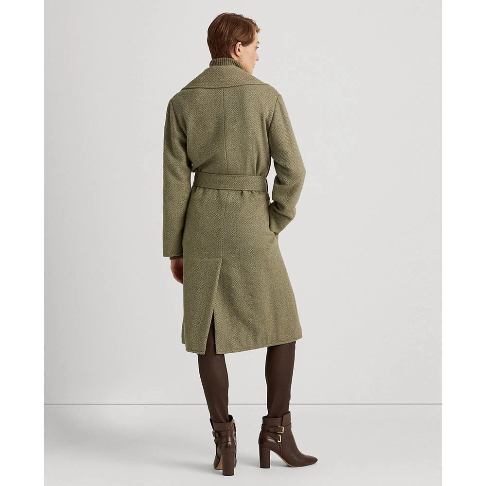 商品Ralph Lauren|Wool Tweed Wrap Coat,价格¥2456,第2张图片详细描述