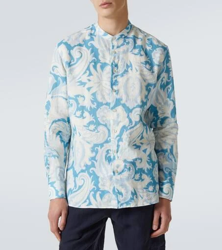 商品ETRO|花卉亚麻衬衫,价格¥3811,第3张图片详细描述