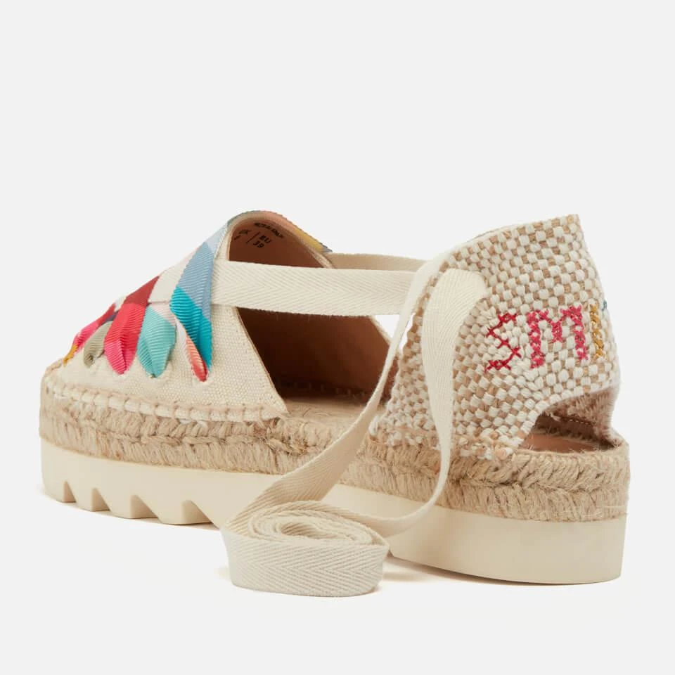 商品Paul Smith|PAUL SMITH KIRA COTTON-CANVAS ESPADRILLES,价格¥394,第3张图片详细描述
