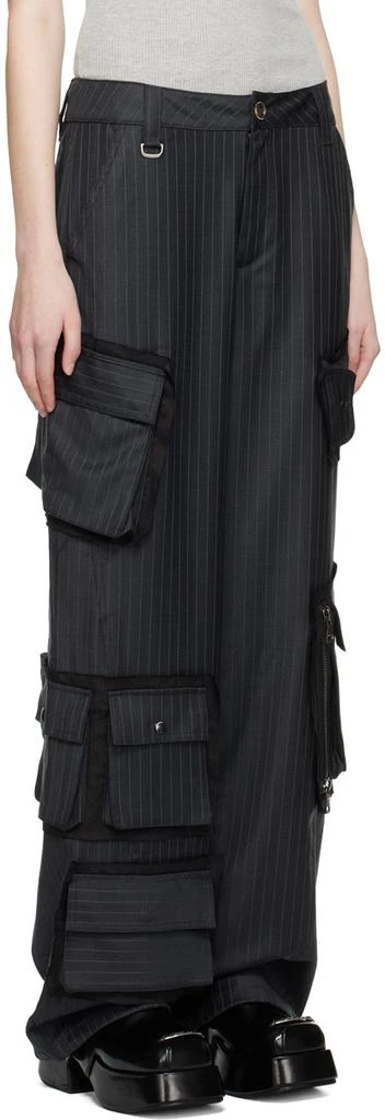 商品ANDERSSON BELL|Gray Pin Stripe Trousers,价格¥2329,第2张图片详细描述