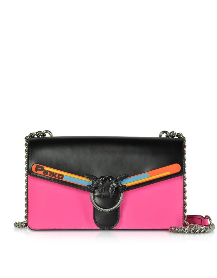 商品PINKO|Black and Fuchsia Love Sport Shoulder Bag,价格¥1357,第1张图片