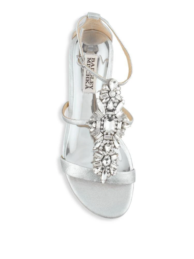 商品Badgley Mischka|Barstow Embellished Sandals,价格¥789,第4张图片详细描述