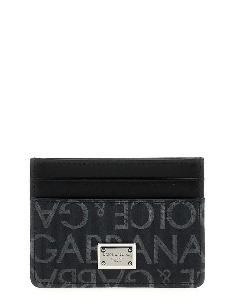 商品Dolce & Gabbana|Dolce & Gabbana Small Leather Goods in Black,价格¥1228,第1张图片