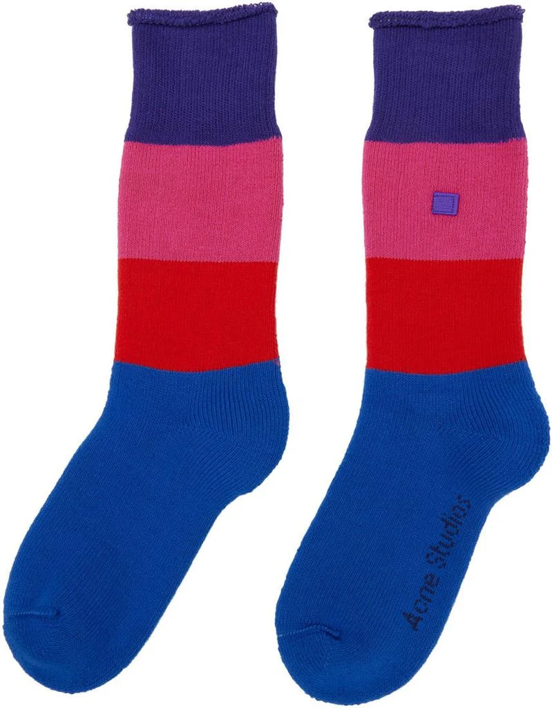 商品Acne Studios|Multicolor Face Socks,价格¥254,第2张图片详细描述