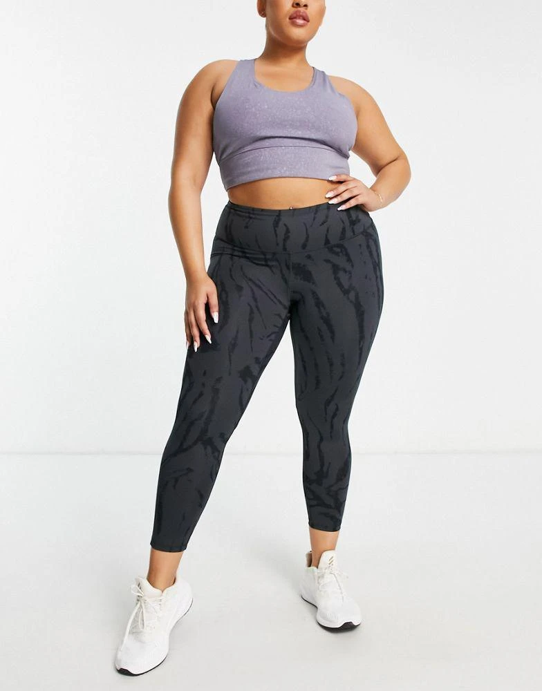商品Adidas|adidas Training plus Icons graphic leggings in black,价格¥248,第4张图片详细描述