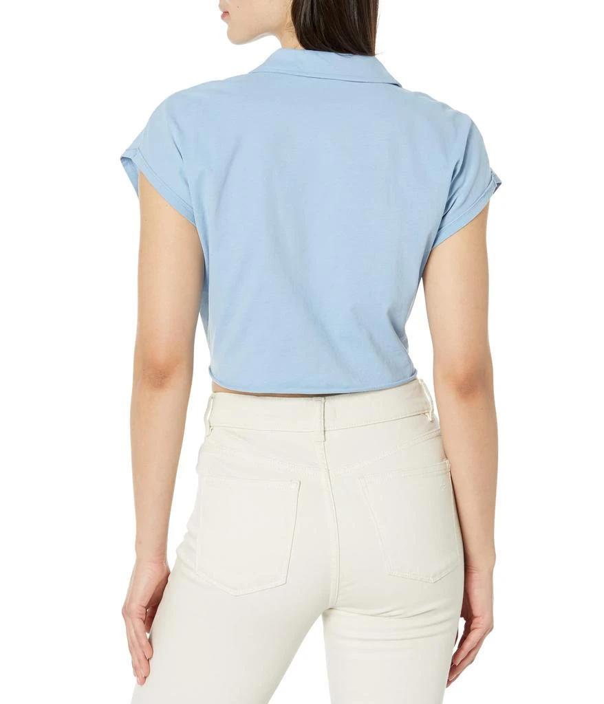 商品Madewell|MWL Polo Twist Tee: Botanical Dye Edition,价格¥161,第2张图片详细描述