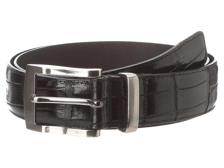 商品Florsheim|Croc Embossed Leather Belt,价格¥143,第1张图片