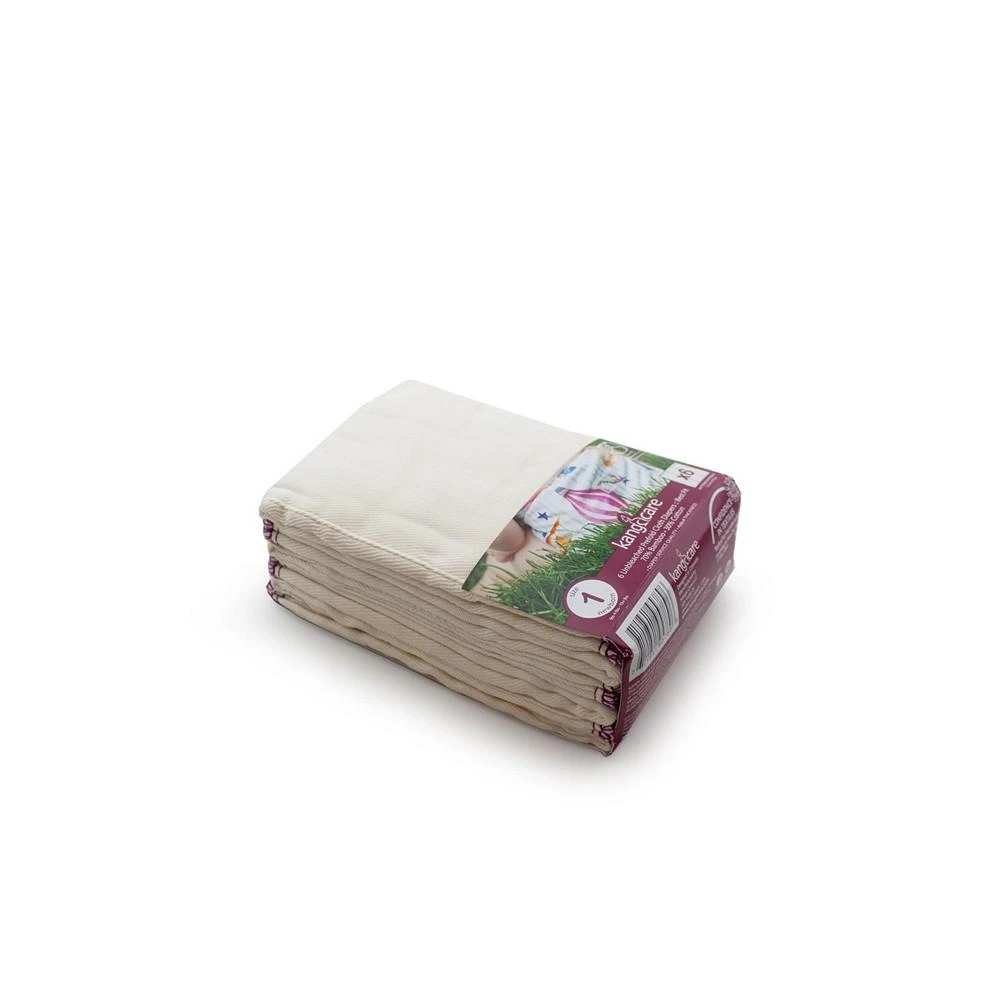 商品Kanga Care|rayon from Bamboo Prefold Cloth Diapers (6pk) - Size 1 : Newborn Beige,价格¥142,第1张图片