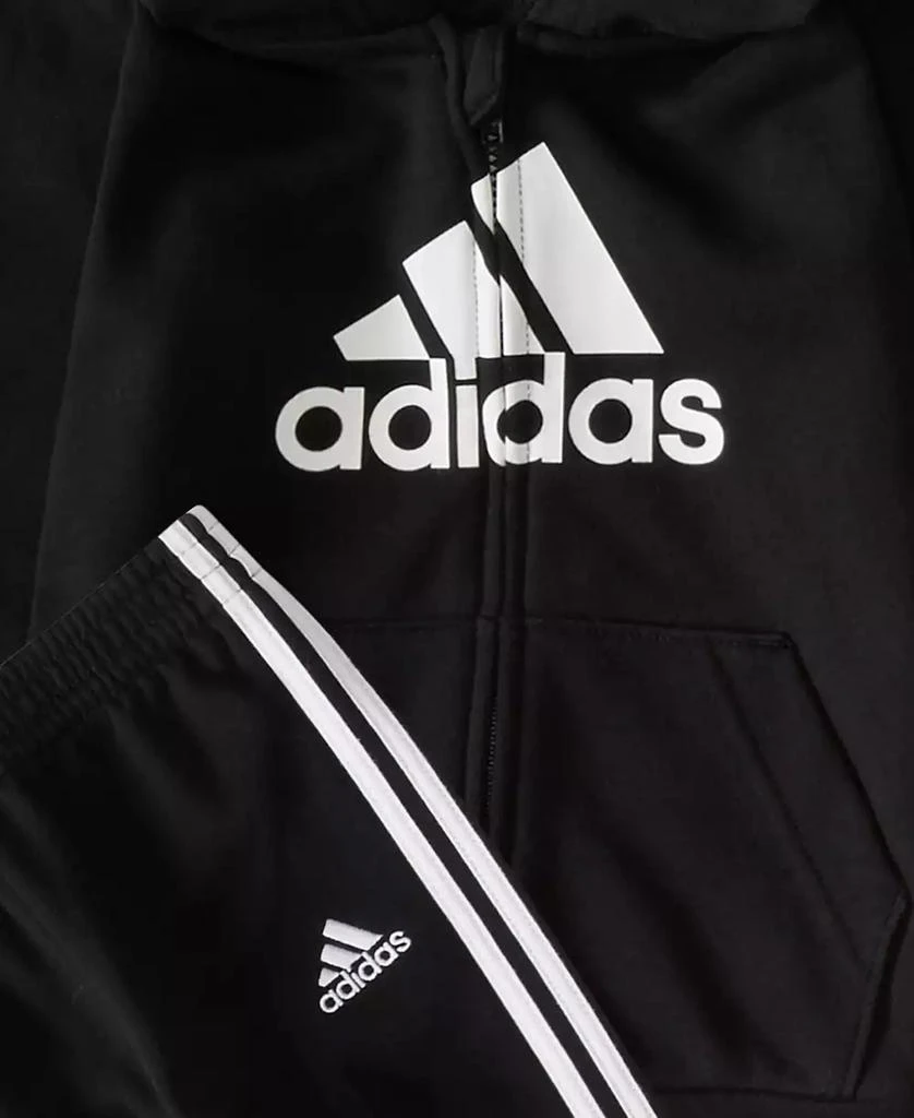 商品Adidas|Baby Boys Two-Piece Hooded Fleece Jacket Jogger Set,价格¥255,第3张图片详细描述