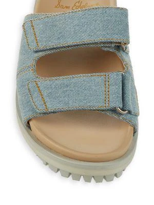 商品Sam Edelman|Eliana Denim Slides,价格¥108,第5张图片详细描述