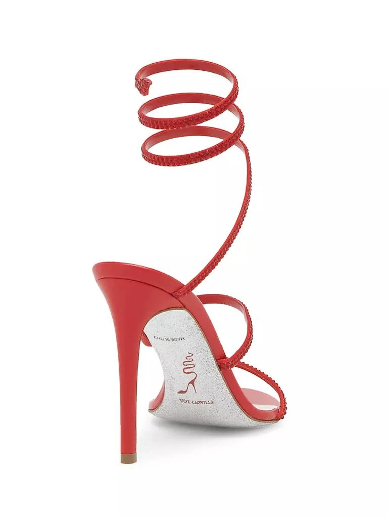商品Rene Caovilla|Cleo Crystal-Embellished Wrap Sandals,价格¥9828,第3张图片详细描述