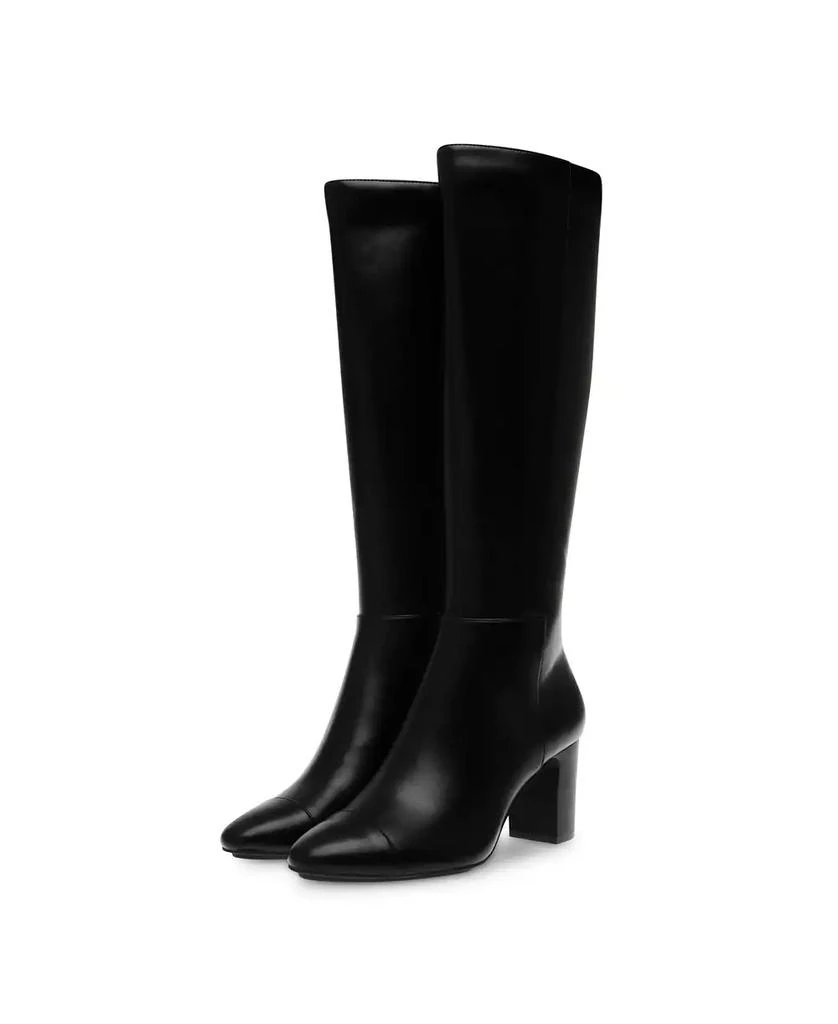 Women's Spencer Almond Toe Knee High Wide Calf Boots 商品