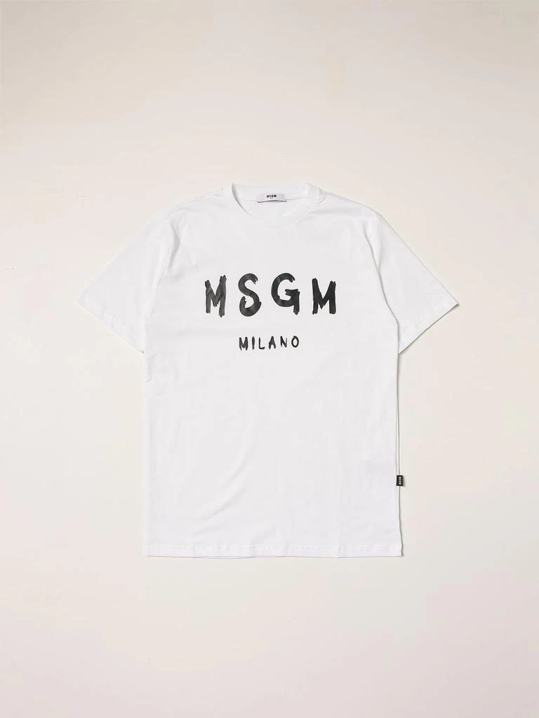 商品MSGM|Msgm Kids cotton t-shirt with logo,价格¥154,第1张图片