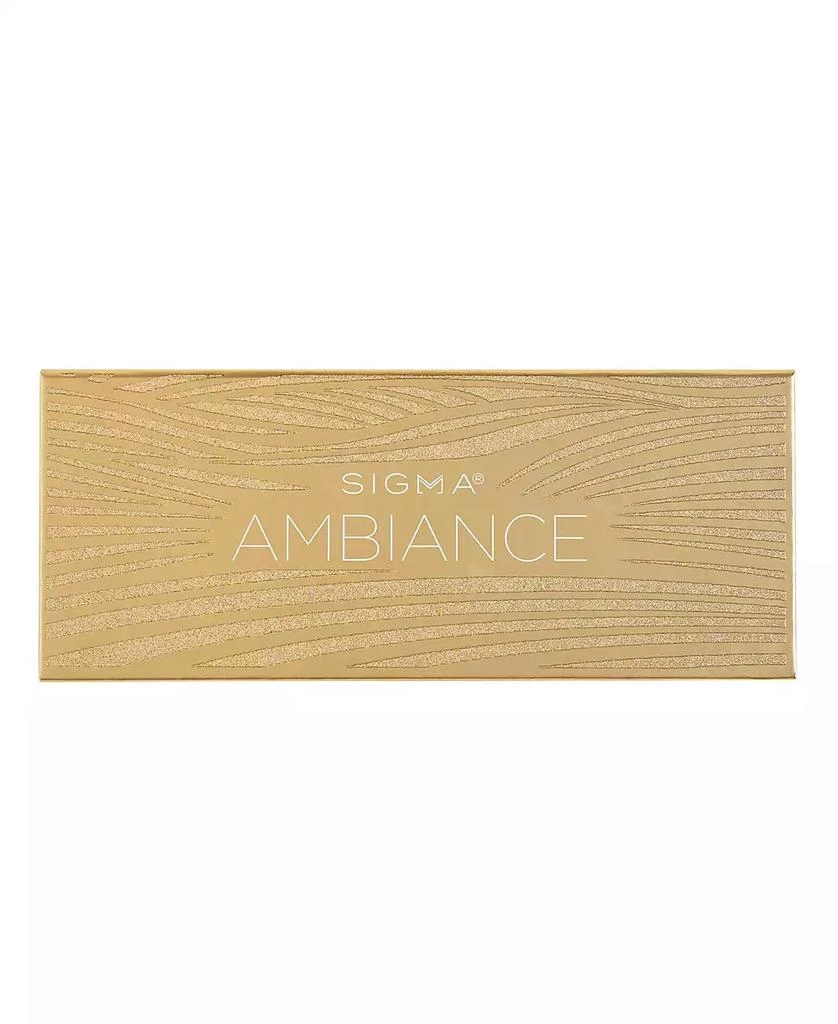 商品Sigma Beauty|Ambiance Eyeshadow Palette,价格¥277,第2张图片详细描述