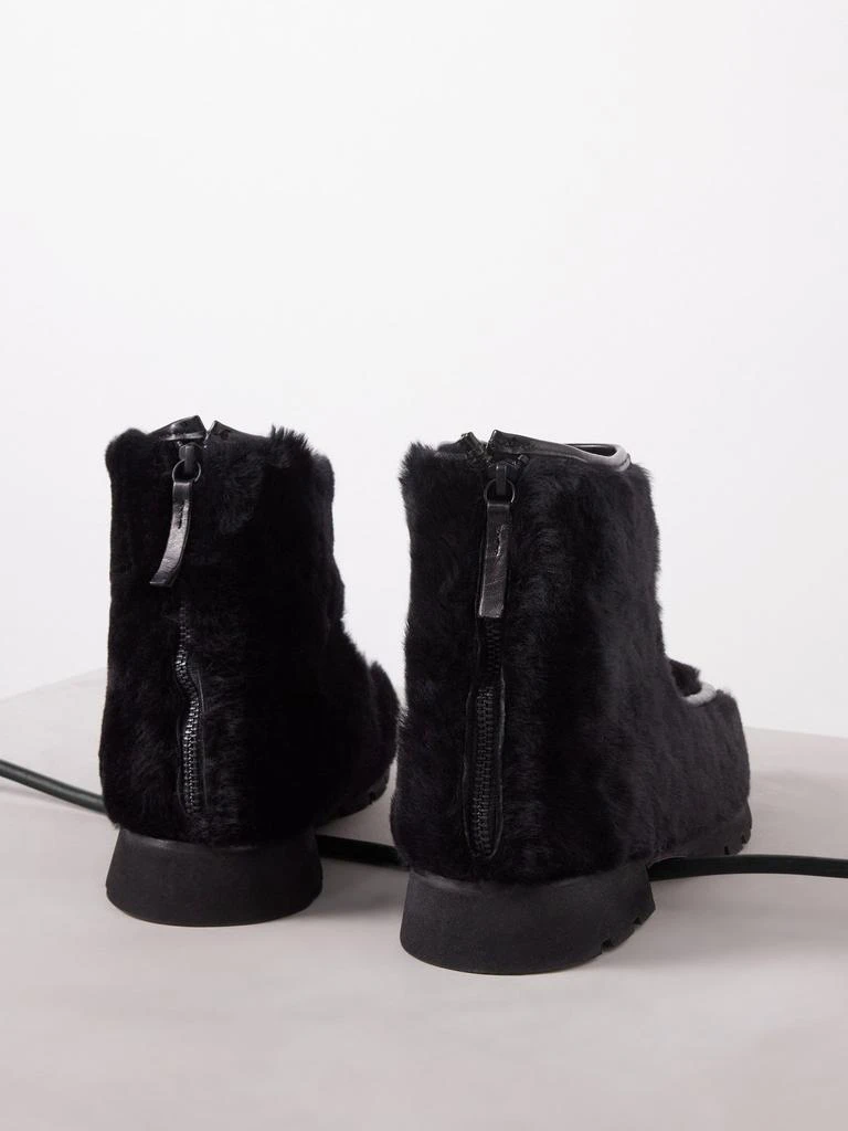 商品Hereu|Armenta shearling and leather ankle boots,价格¥2430,第3张图片详细描述