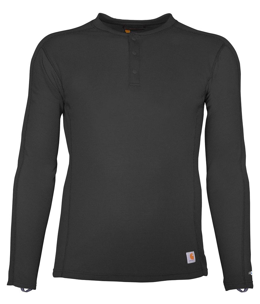 Men's Force Midweight Classic Henley Thermal Base Layer Long Sleeve Shirt商品第1张图片规格展示