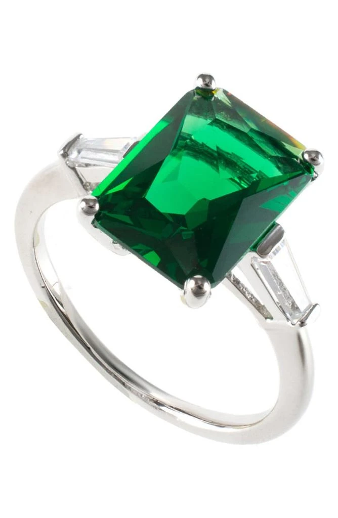 商品Kenneth Jay Lane|Emerald Cut CZ Ring,价格¥517,第1张图片