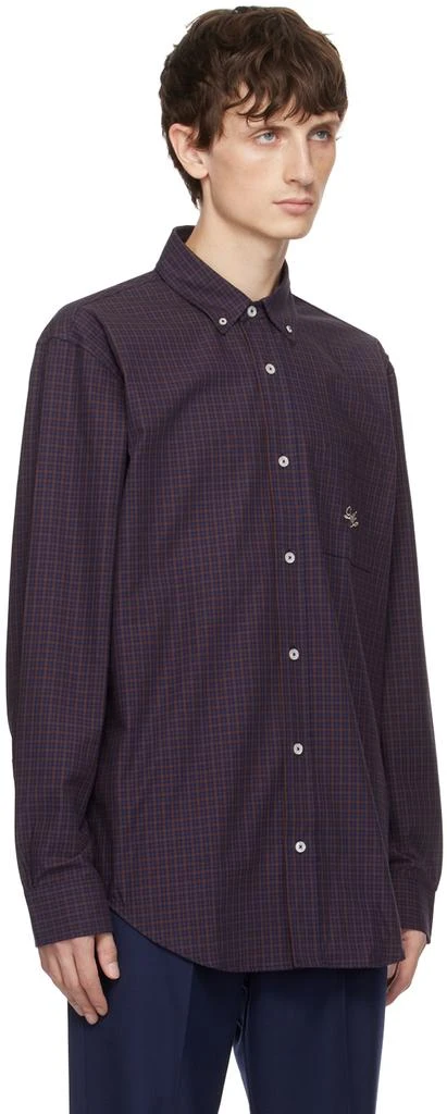 商品Drôle de Monsieur|Brown 'La Chemise Carreaux' Shirt,价格¥736,第2张图片详细描述