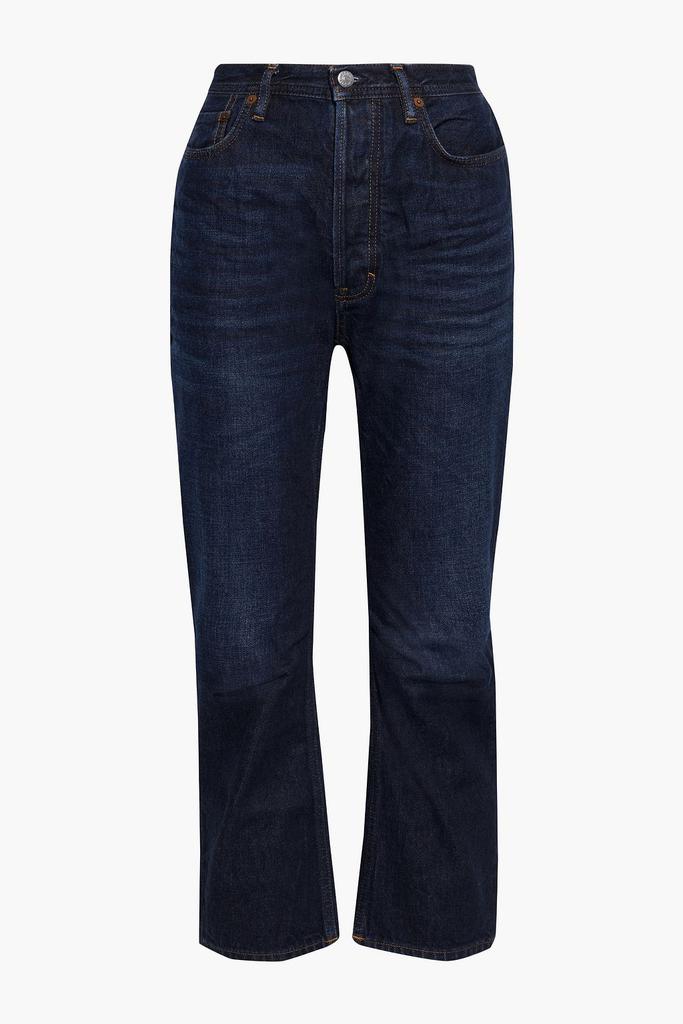 Cropped high-rise straight-leg jeans商品第1张图片规格展示