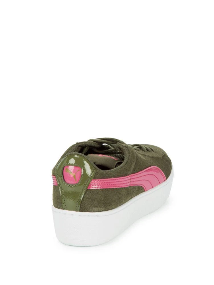 商品Puma|Vikky Platform Suede Sneakers,价格¥393,第2张图片详细描述