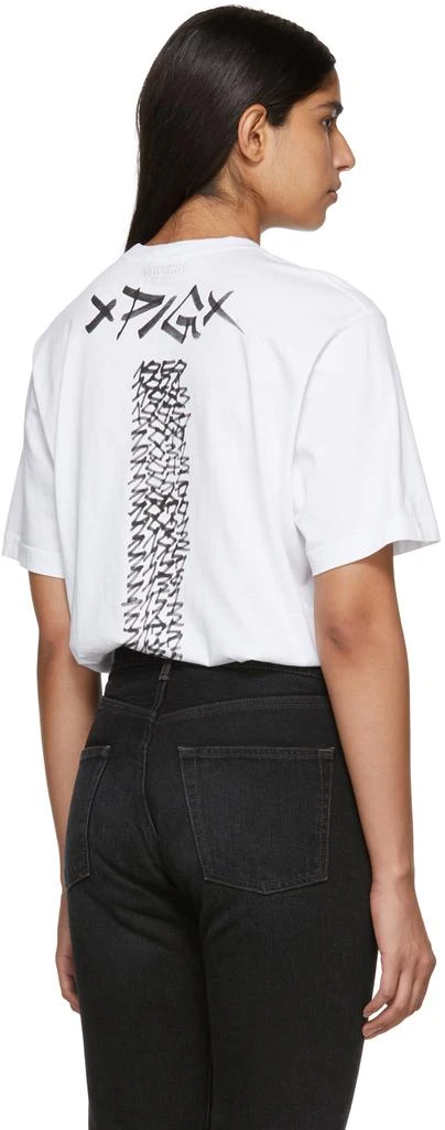 商品Vetements|White Pig Chinese Zodiac T-Shirt,价格¥418,第3张图片详细描述
