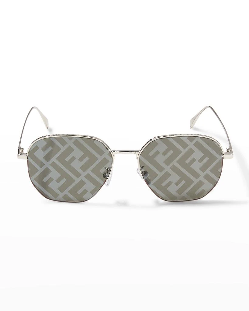 商品Fendi|FF Round Metal Sunglasses,价格¥4012,第3张图片详细描述