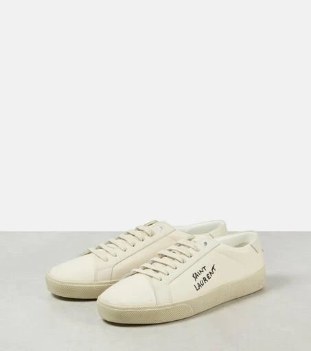 商品Yves Saint Laurent|Court Classic SL/06 canvas sneakers,价格¥5900,第5张图片详细描述