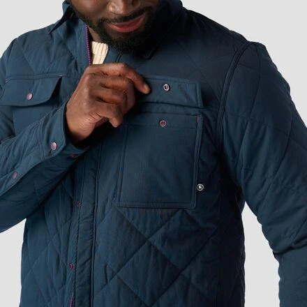 商品Backcountry|Quilted Insulated Shirt Jacket - Men's,价格¥318,第4张图片详细描述