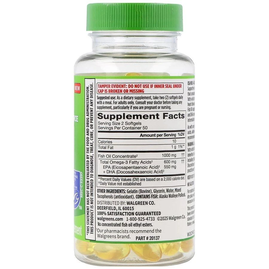 Mini Fish Oil 1000 mg Softgels 商品