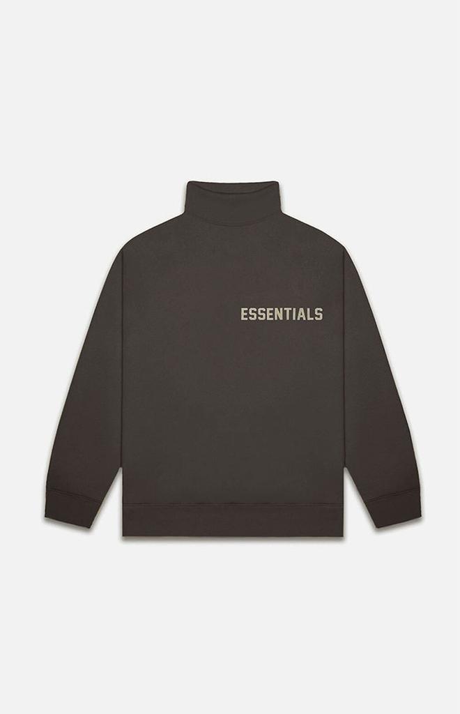 商品Essentials|Off Black Mock Neck Sweatshirt,价格¥414,第1张图片