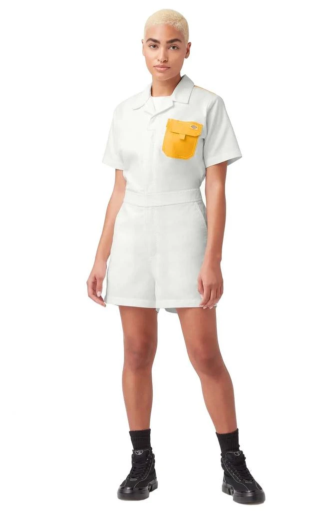 商品DICKIES|(FVR05R2C) Ripstop Short Sleeve Coveralls - Rinsed Cloud,价格¥354,第1张图片