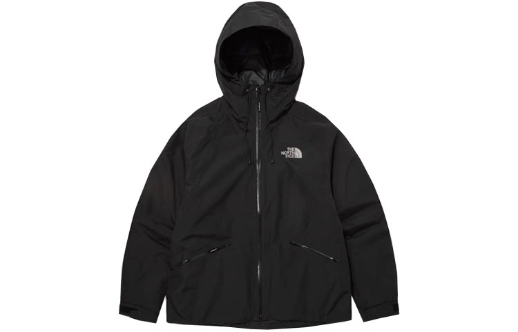 商品[国内直发] The North Face|北面  Atom系列  徽标LOGO  防水防风加棉保暖休闲连帽长袖  徒步户外远足徒步旅行滑雪滑翔寒潮冲锋衣 男女同款 黑色,价格¥1557,第1张图片