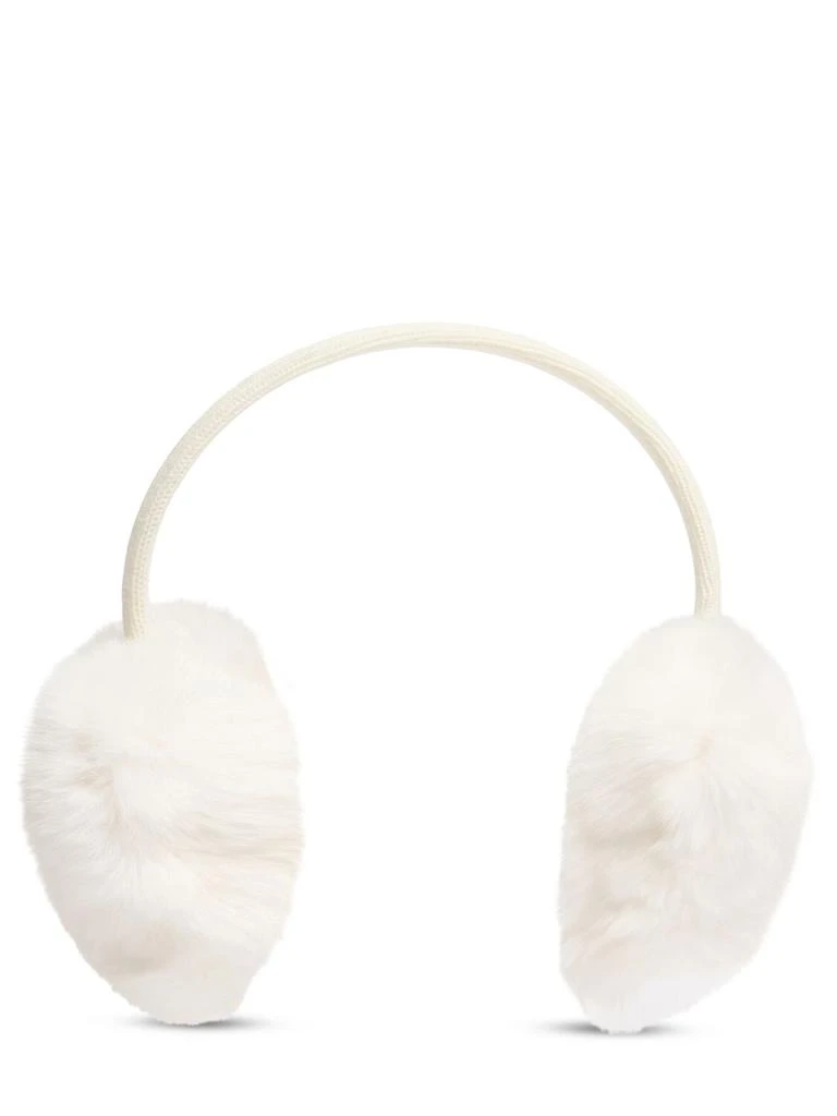 商品Yves Salomon|Wool & Cashmere Earmuffs W/ Fur,价格¥770,第1张图片